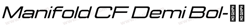 Manifold CF Demi Bol字体转换